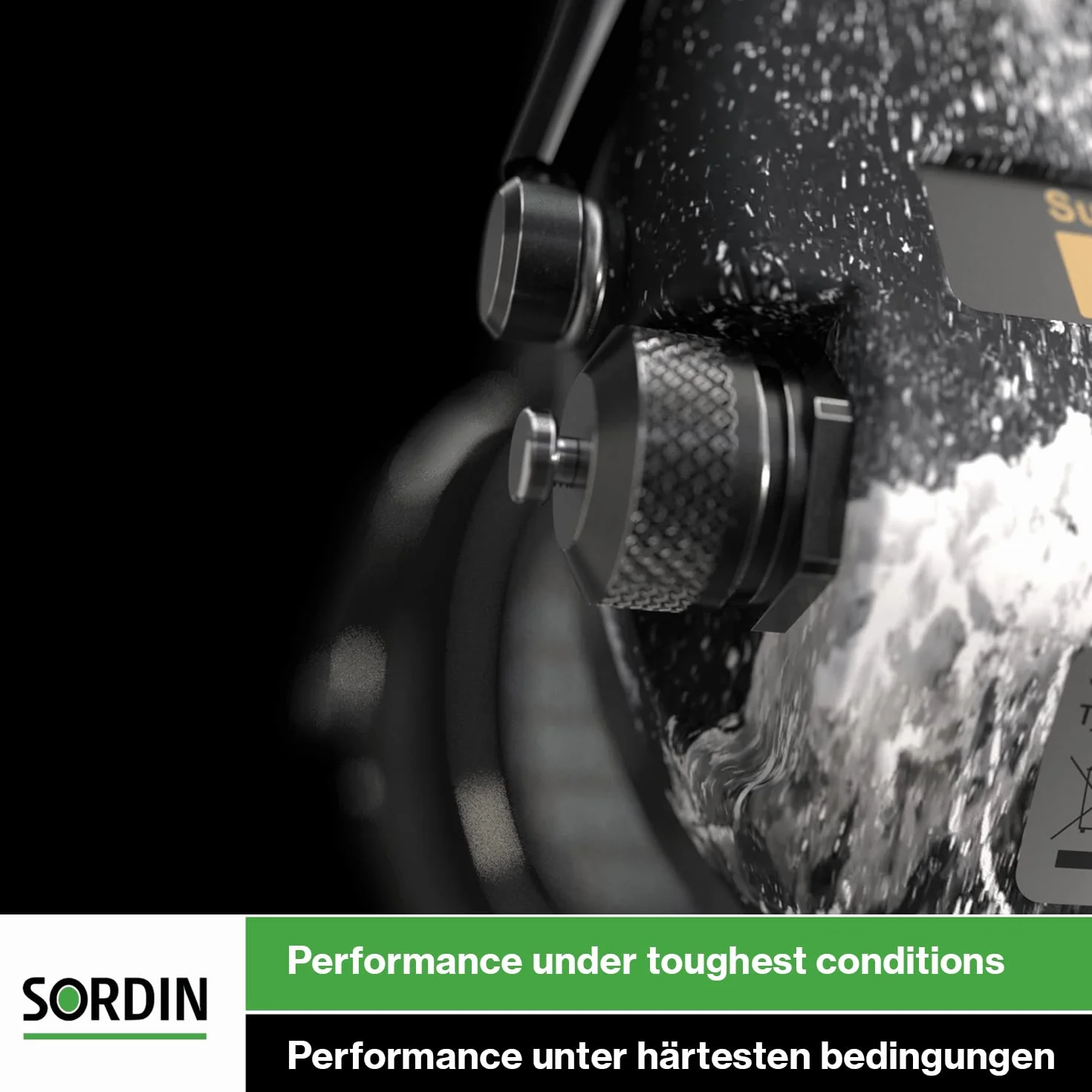 Sordin Pro X LED Cascos - 75302-X-08-S - Auriculares Ultrafinos Electrónicos | Orejeras de Protección Auditiva | Diseño Extraplano para Cazadores - Tiradores y Aficionados a la Caza - SOR75302-X-08