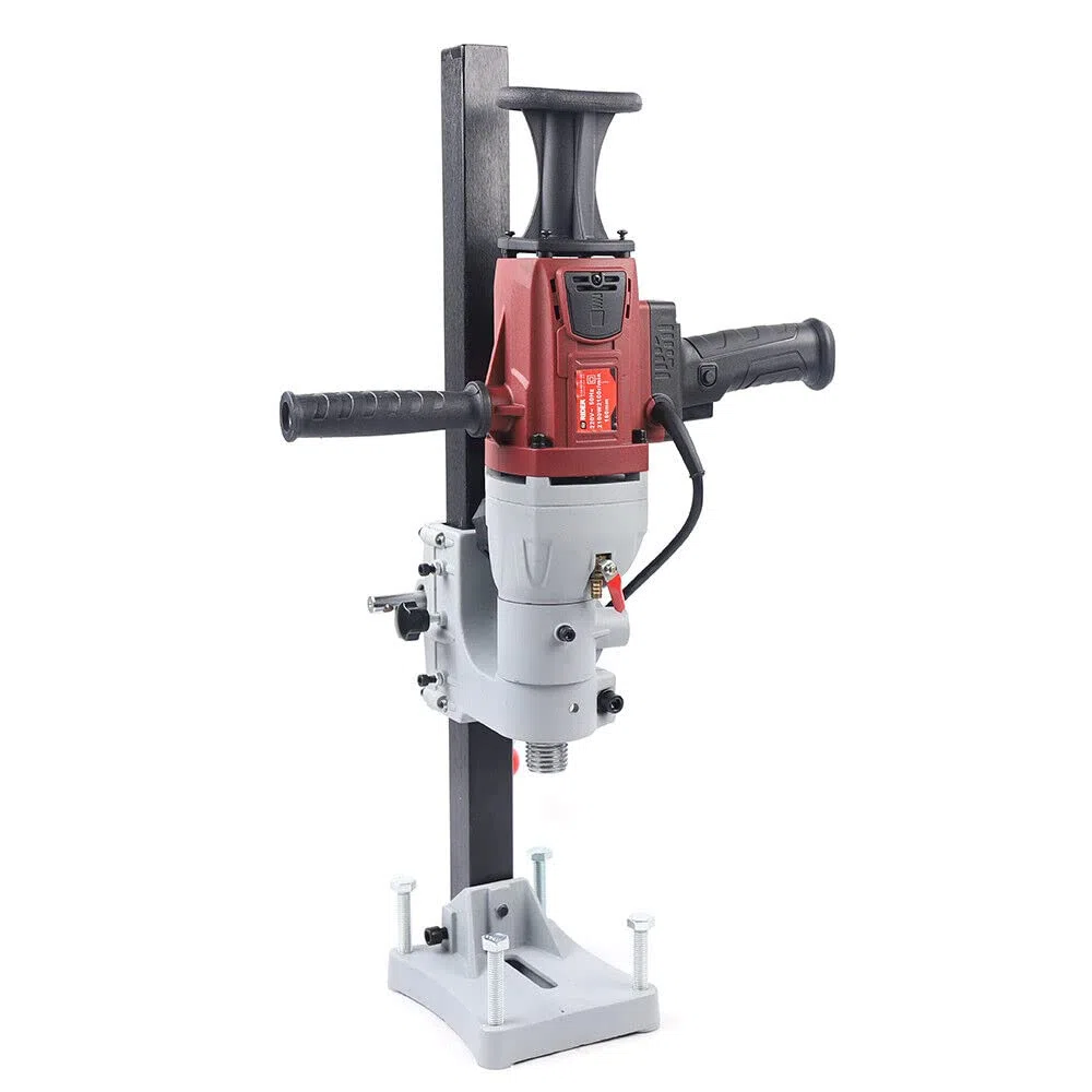 Taladro central de 2200 W, planchas de perforación de hormigón con soporte, eje de salida, motor de cobre puro para apertura de pared, tubos de demolición, escaleras, puentes, Sze