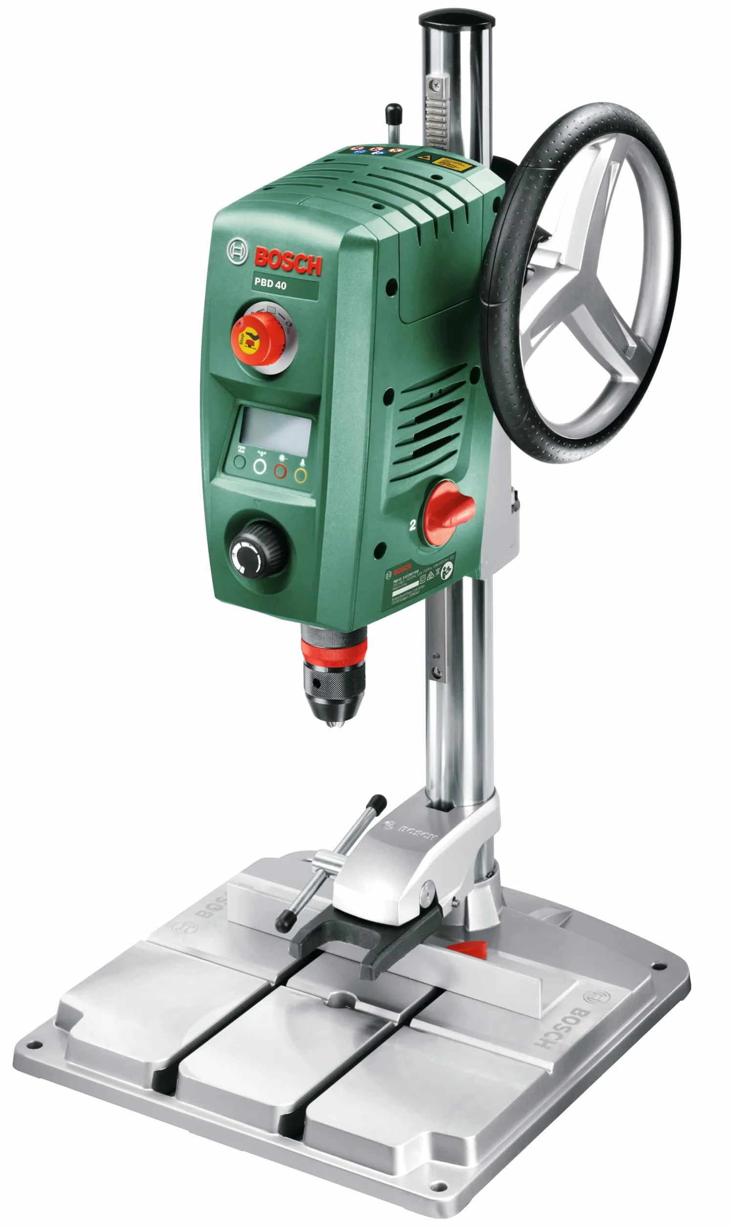 Bosch taladro de columna PBD 40 (710 W, Ø máx. de perforación en acero/madera: 13 mm/40 mm, carrera de taladro: 90 mm, en caja)