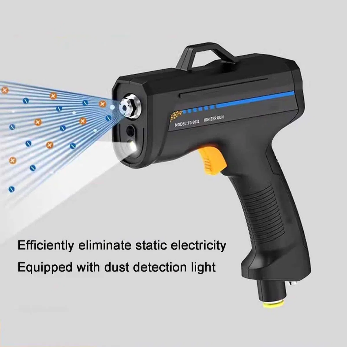 Ionizador Antiestático,Eliminador Electrostático,Pistola Antiestática Portátil,Eliminador Estática Aire Ionizante,Para Eliminación Polvo Y Electricidad Estática