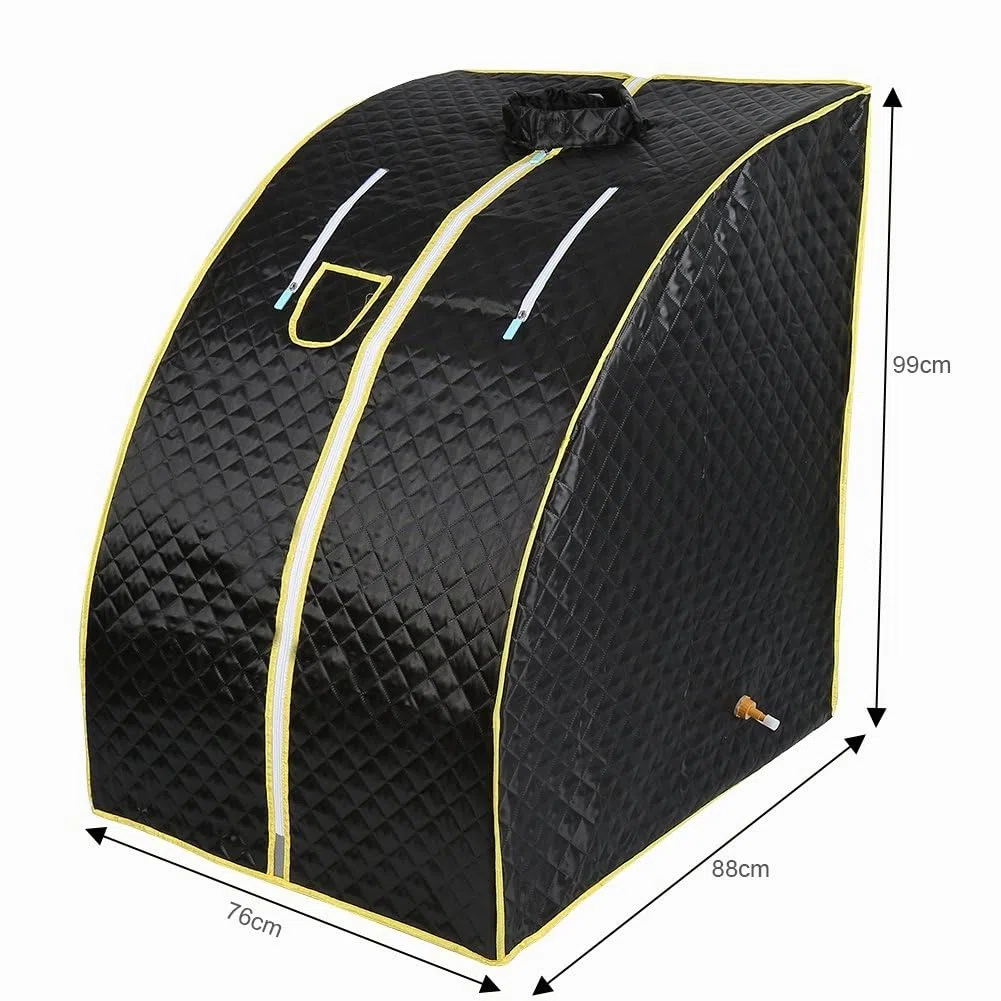 Sauna de Vapor Sauna Plegable Cabina Portátil Home Sauna Infrarrojo Spa Tienda Saunas con Controlador de Temperatura Remoto Sauna Cubierta Sauna,98x80x70cm