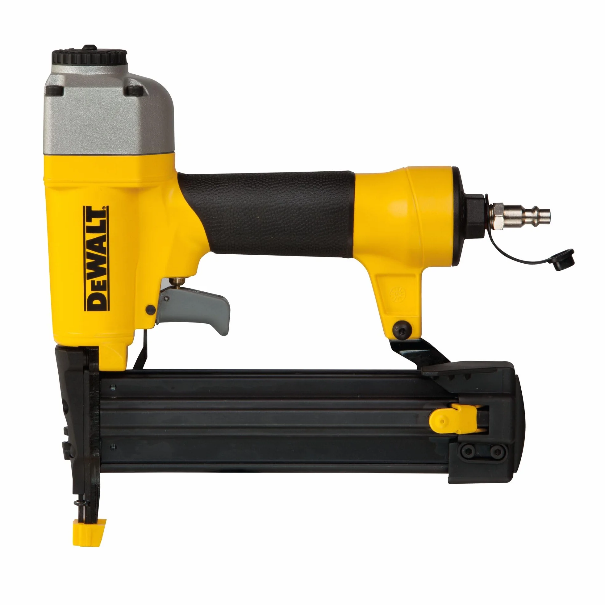 DEWALT DPSB2IN1-XJ - Clavadora Neumática 18 GA Grapadora Neumática, Clava clavos y grapas, Longitud de clavos 15-40 mm, Profundidad ajustable, 4,8-7 Bar
