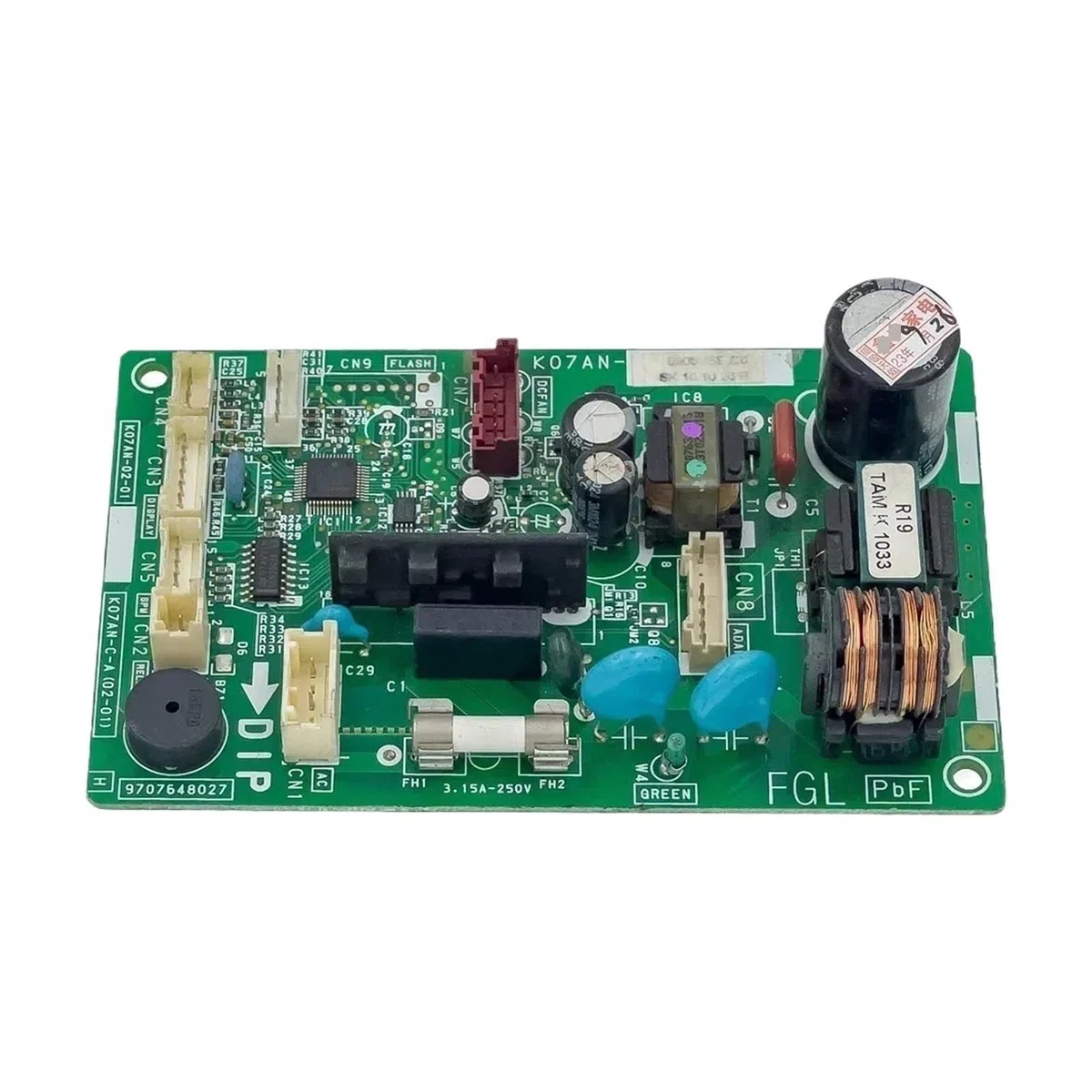 Tablero De Control De Aire Acondicionado, Compatible Con Fujitsu, Circuito PCB 9707648027 K07AN-02-01 K07AN-CA(02-01) Piezas Electrónicas