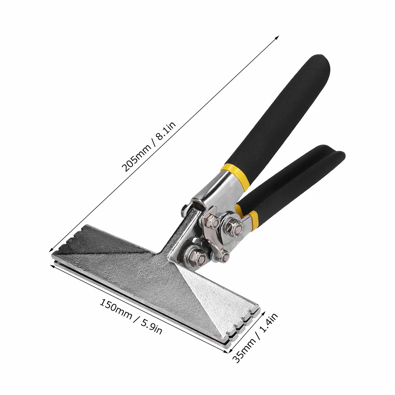 Dobladora de chapa de metal 150 mm, acero al cromo vanadio, portátil