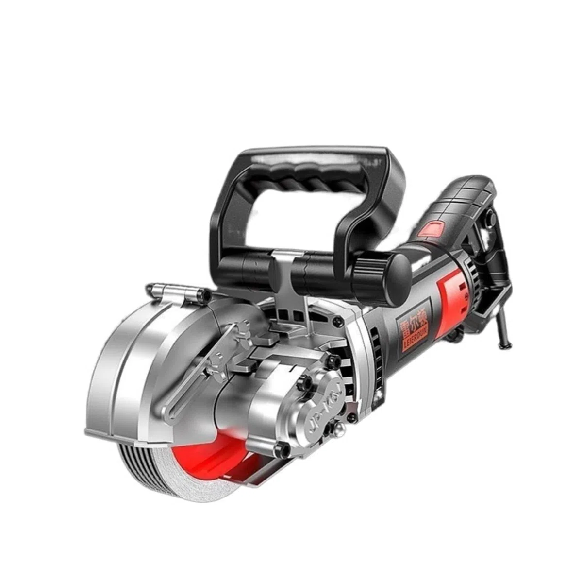 Rozadora de pared, Máquina de ranura de 5800W for instalación de agua y electricidad Ingeniería sin polvo Pared de cemento Trunking Línea oscura Electricista,Potencia de corte más potente(C)