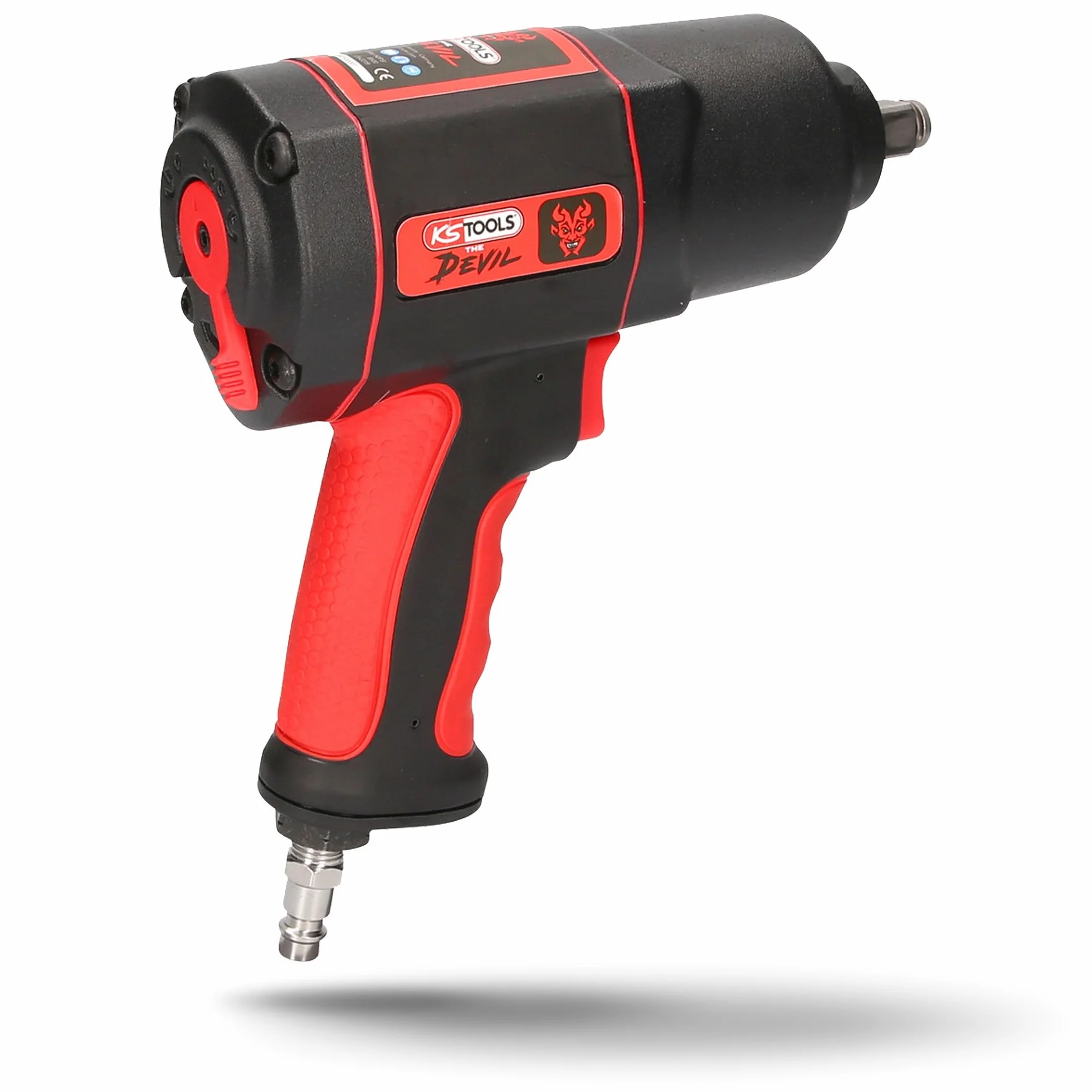 KS Tools 515.1200 Atornillador de impacto neumático de alta potencia de 1/2" THE DEVIL, 1600 Nm
