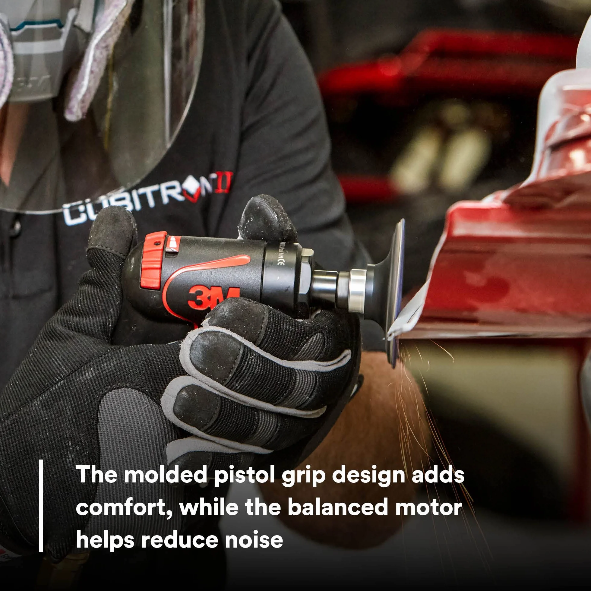 3M Lijadora de disco con empuñadura de pistola, 33577, 50 mm y 75 mm, 18.000 rpm máximas, 1 por caja
