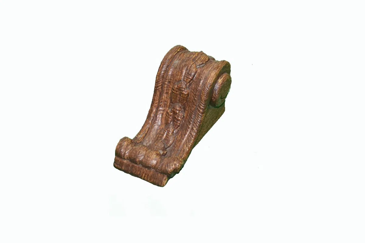 Ménsula para viga de poliuretano Nogal 16 x 8,5 x 9,5 cm
