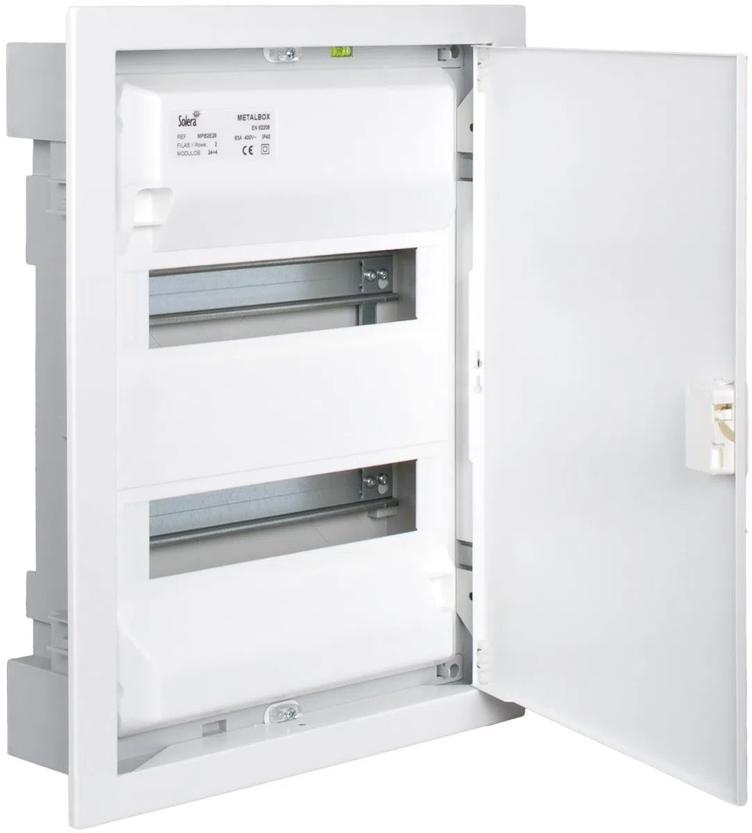 Solera serie metalbox - Caja metalbox 362x462x95 hasta 28 elementos