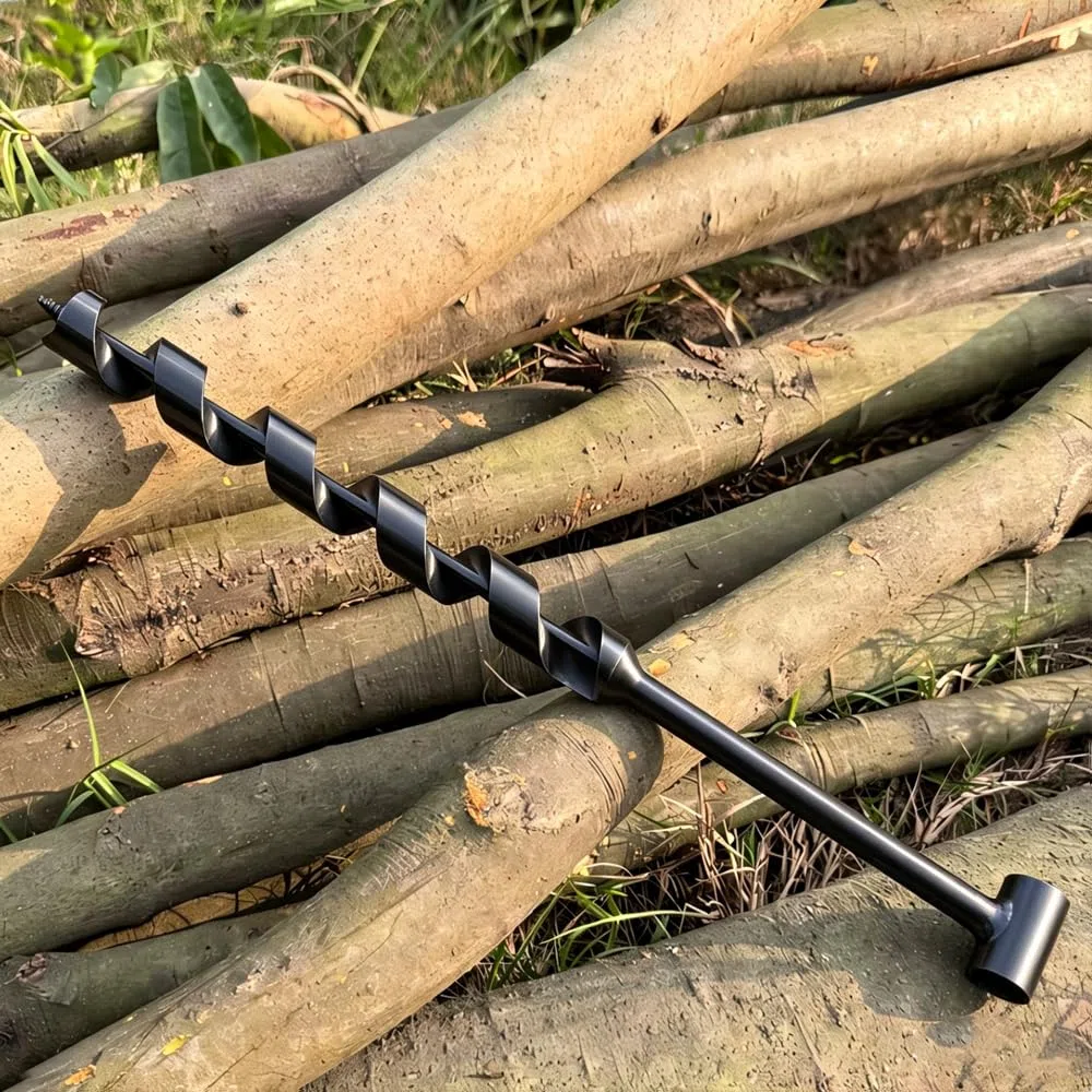 Broca manual de madera, 5 unidades, manual Bushcraft, acero resistente, broca de serpiente de ojo escocés, equipo Bushcraft, equipo de supervivencia al aire libre, kit de supervivencia para camping