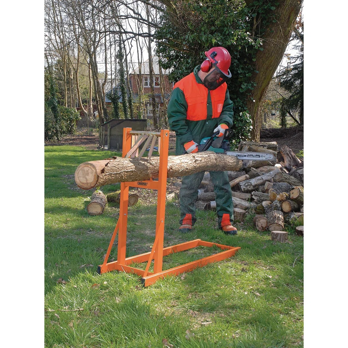 Draper 32273 - Soporte para Troncos con Dientes de Agarre, 150 kg