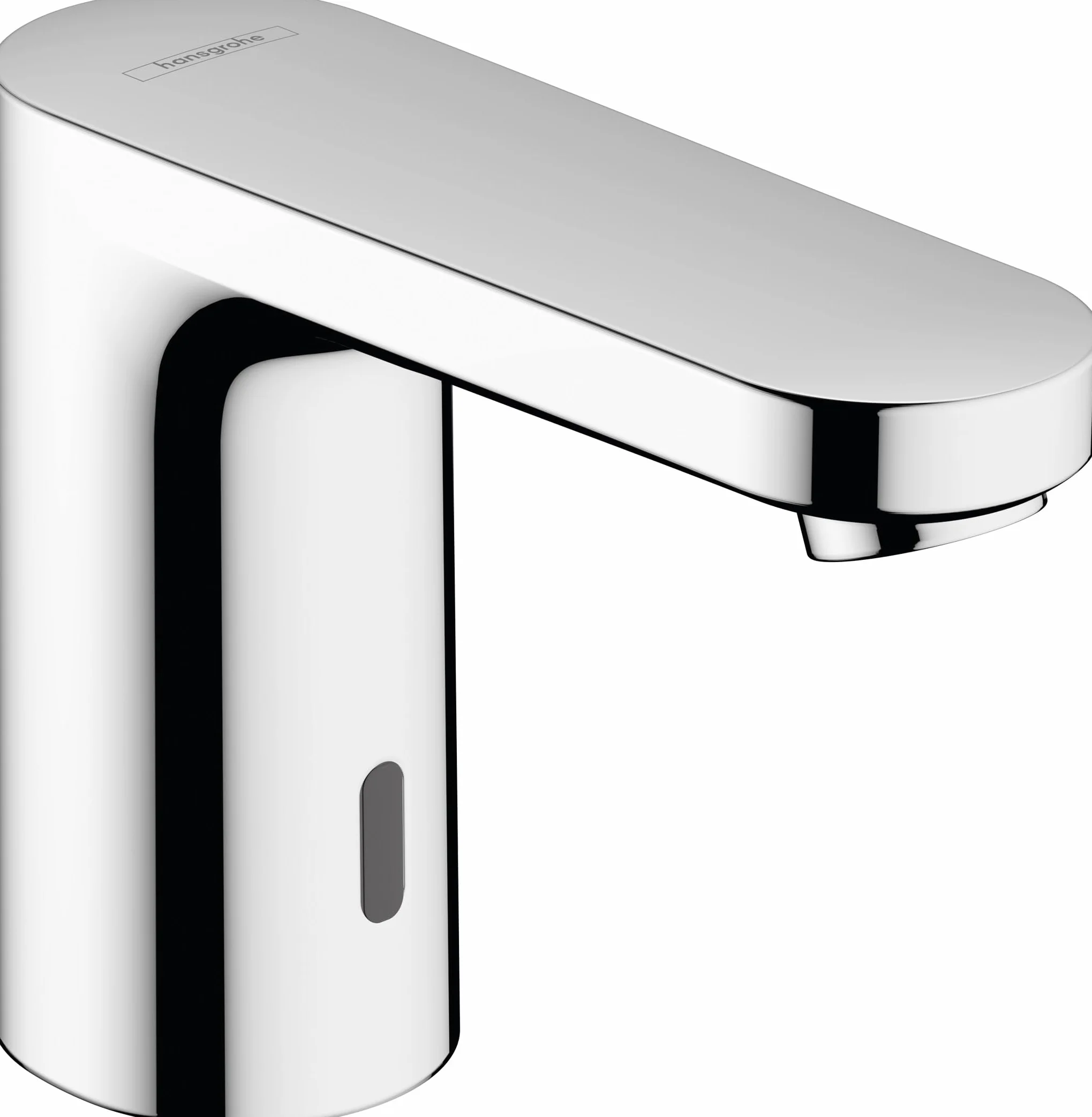 hansgrohe Vernis Blend Mezclador electrónico de lavabo con pila 6V y regulación de temperatura programable, cromo, 71502000