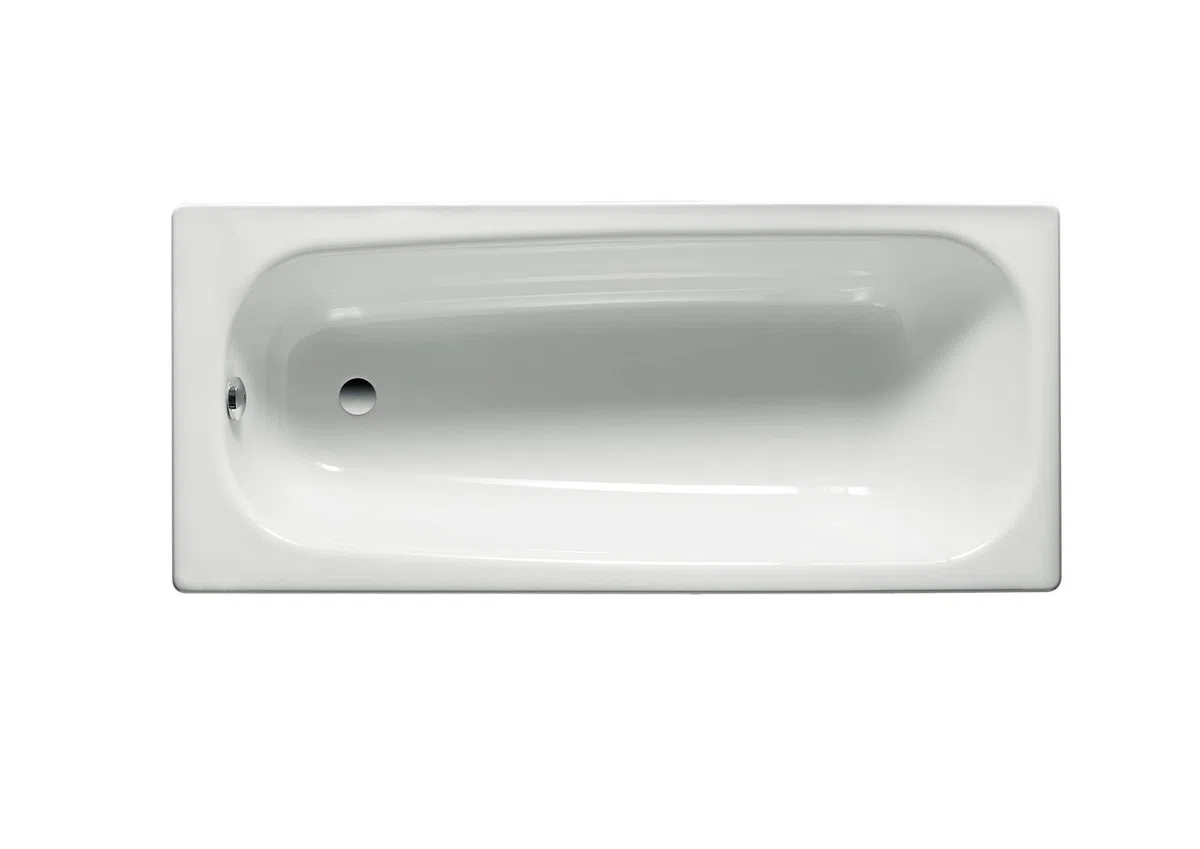 Roca,Contesa,Bañera de acero rectangular,Blanco,1000mm x 700mm x 365mm,A212107001