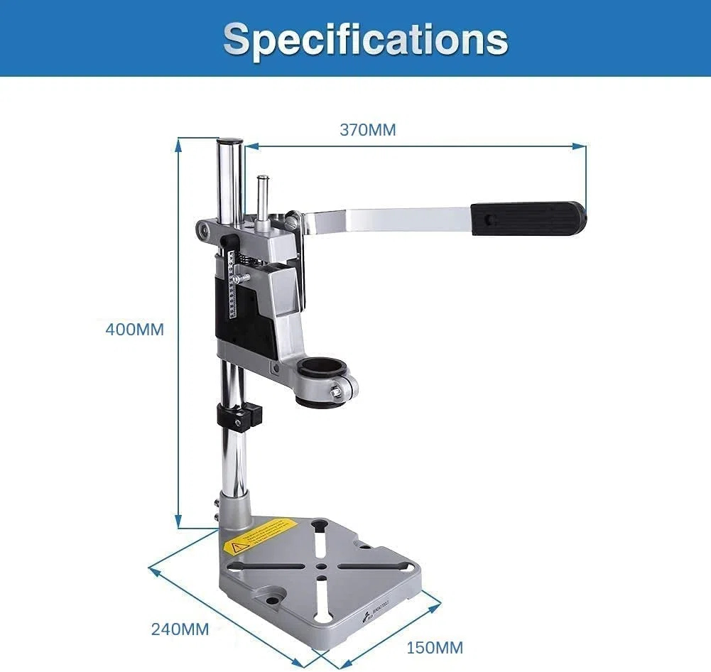 Soporte para taladro de columna, banco de trabajo universal para taladro eléctrico multifuncional para taladros eléctricos herramienta de molde