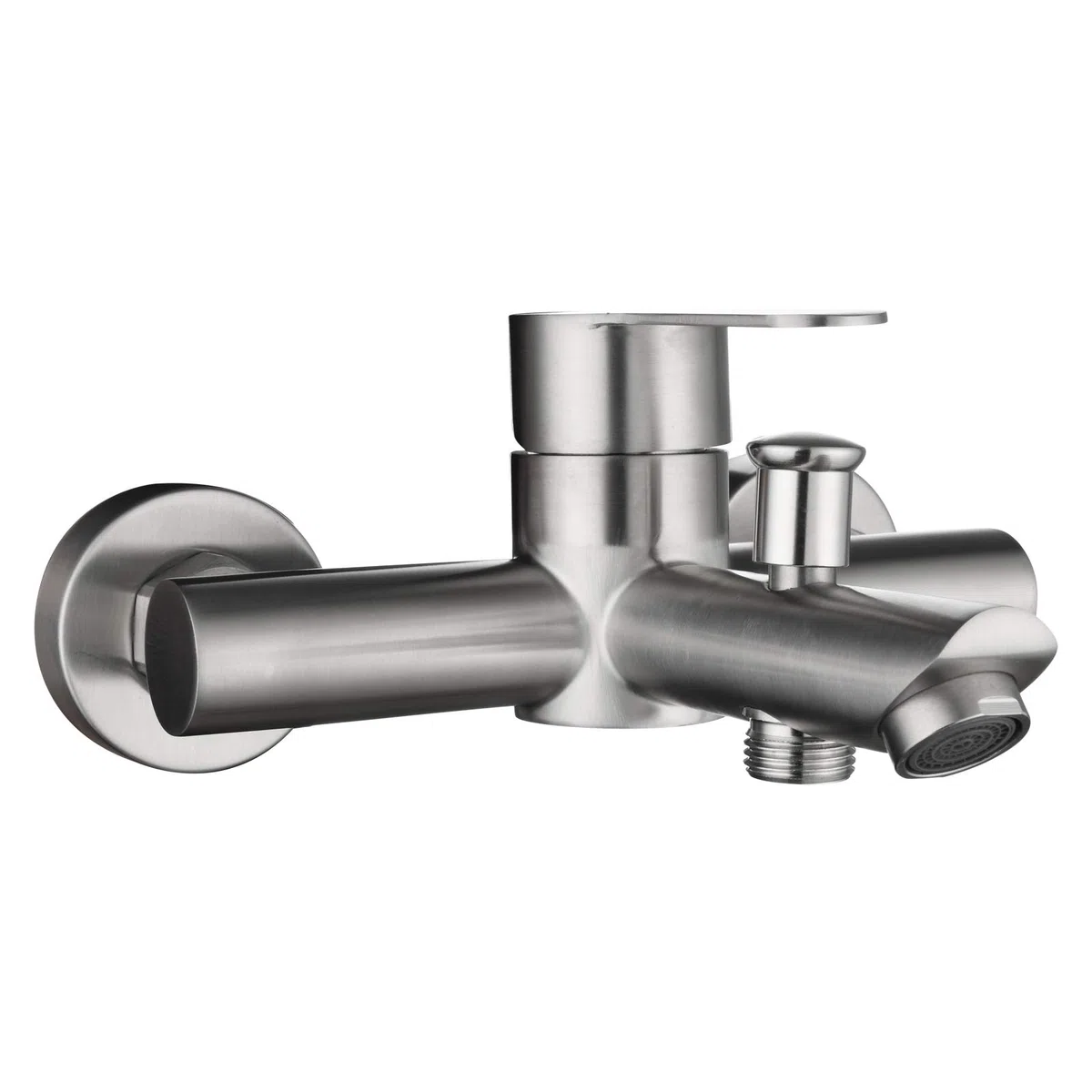 CIENCIA Grifo Ducha Bañera de Pared Acero Inoxidable para Baño, SNA516