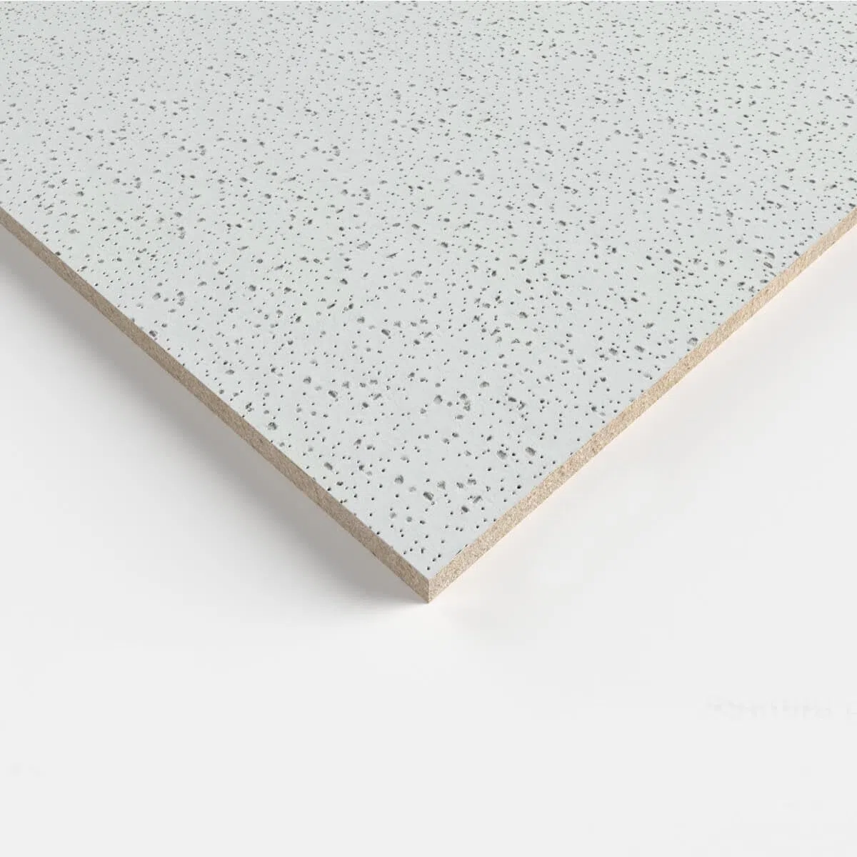 Paneles para falso techo fonoabsorbentes blancos de 60x60 cm para aislamiento acústico de techos de oficinas, tiendas, laboratorios (Paneles fisurados Planet, grosor 13 mm)