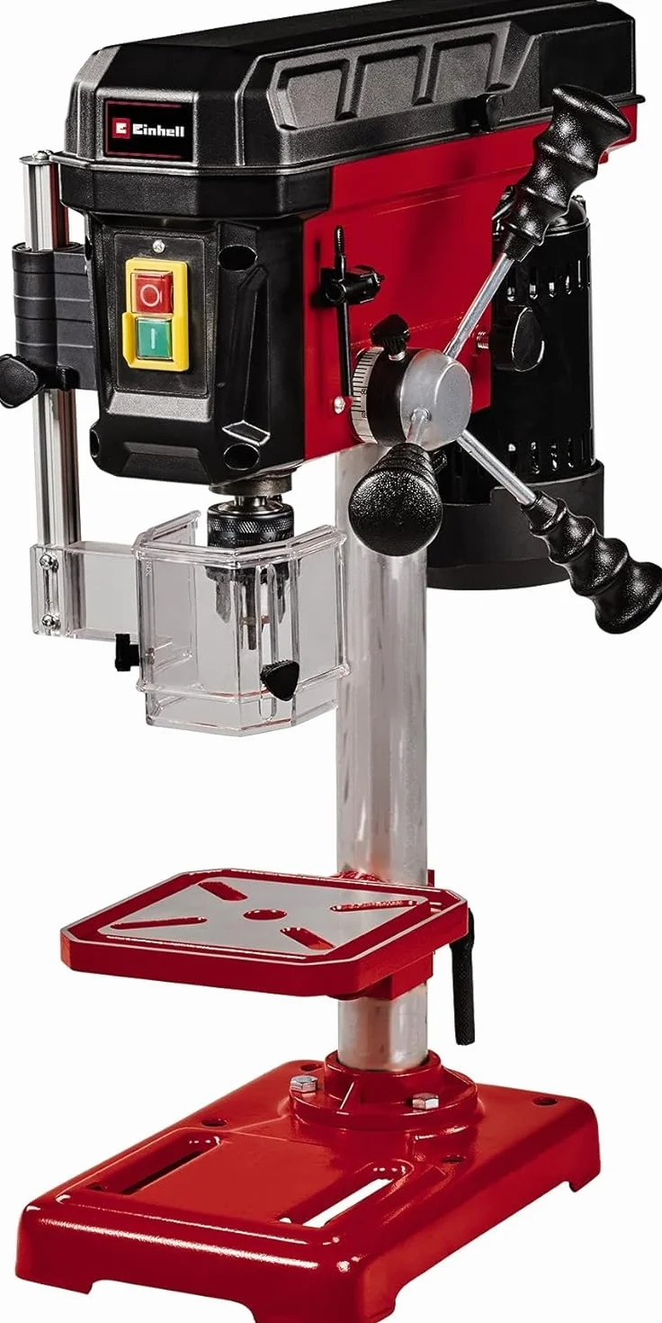 Einhell taladradora de columna TC-BD 450 (450 W, hasta 2650 rpm, 5 niveles, prof. máx. 50 mm, indicador prof., tope prof. ajustable, mesa de taladrado basculante/giratoria y regulable en altura)