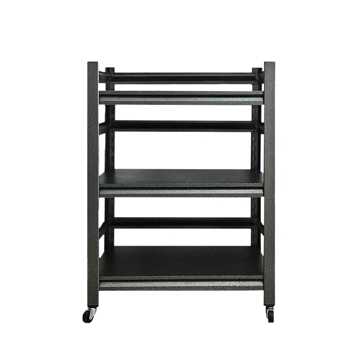 Estantería Metalica Pesada,Estantería de Negra Almacenaje Industrial para Garaje,3 Estantes Ajustables,Estante para Neumáticos para Garajes/Cocinas/Oficinas(Size:60x40x80cm)