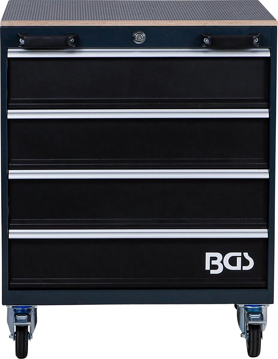 BGS 80220 | Carro de herramientas | 4 cajones | vacío | para sistema de módulos de pared
