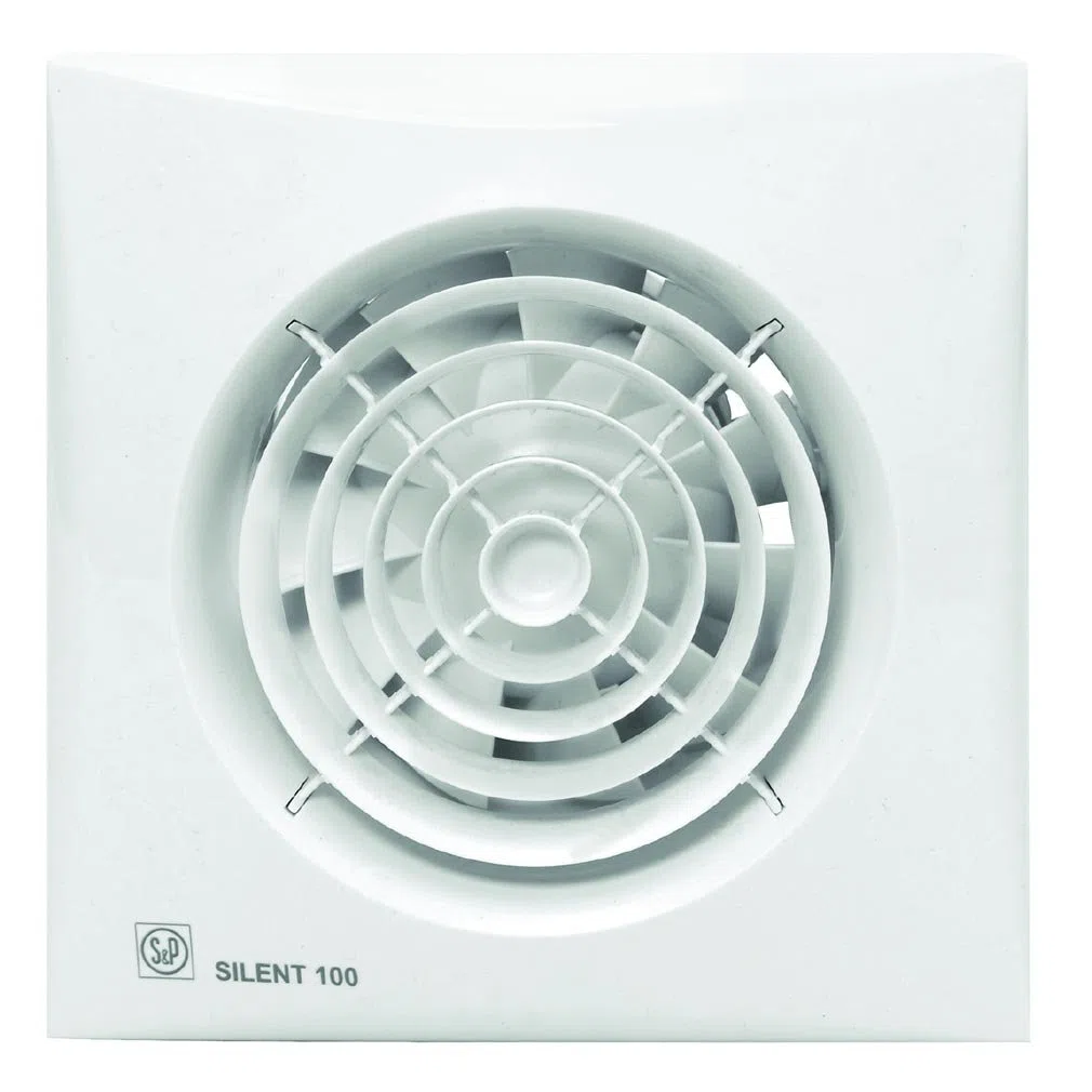 S & p silent-100 cz 12v - Extractor bano silent-100-cz-12v 8w 2100rpm
