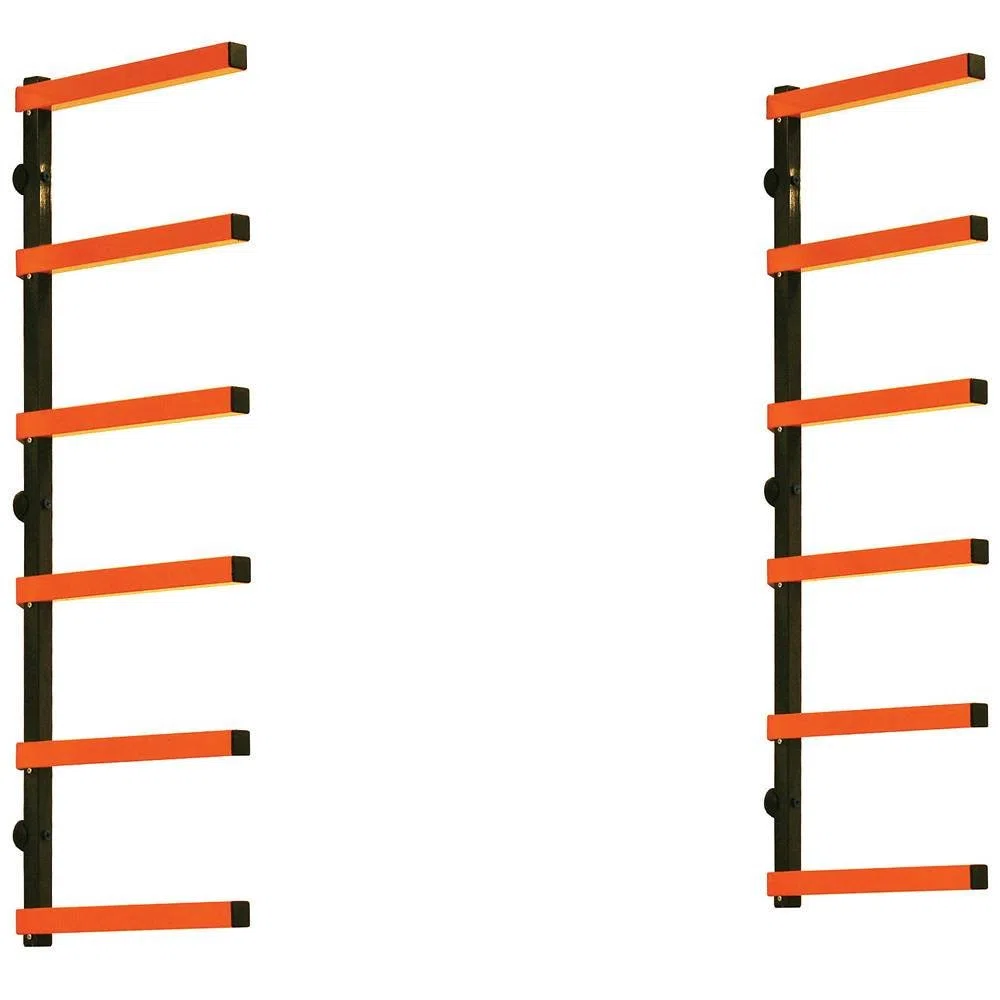 Bora Organizador de Madera 6 Niveles Montaje Pared Garaje Taller | PBR-001 – Estante Mural de Acero para Almacenamiento