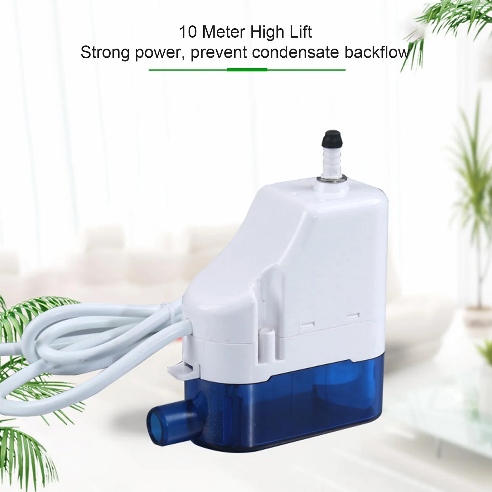 Bomba de Condensado Automática, Bomba de Drenaje de Aire Acondicionado RS-24C 24L/H, Bomba de Eliminación de Condensado Automática para Máquina Montada en Pared 1-3P 100-230V