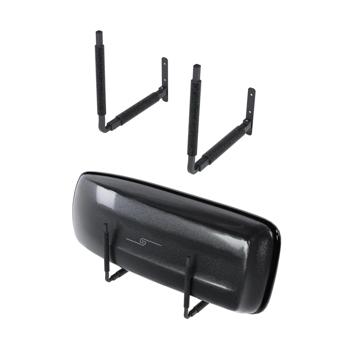 QLS BOX1 - Soporte para maletero de techo, herramientas de jardín, caja para esquís, material deportivo, soporte para tabla de surf, 57 cm
