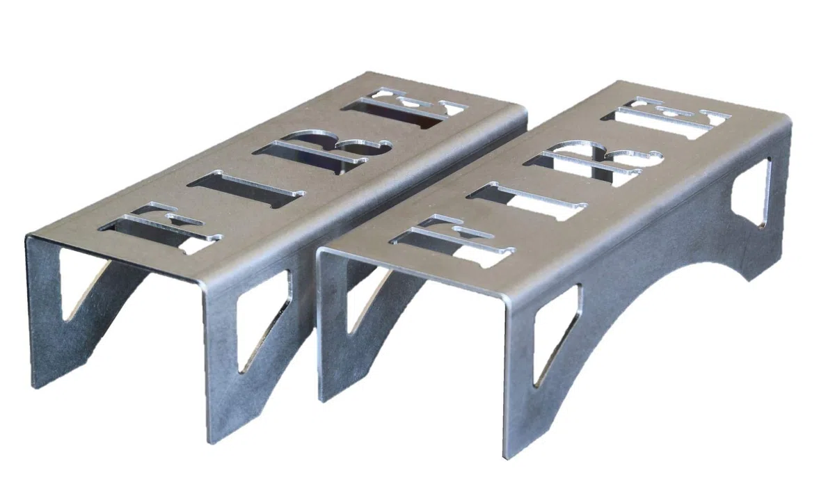 Morillos compactos para estufas de leña e insertos, diseño moderno y elegante "FIRE"