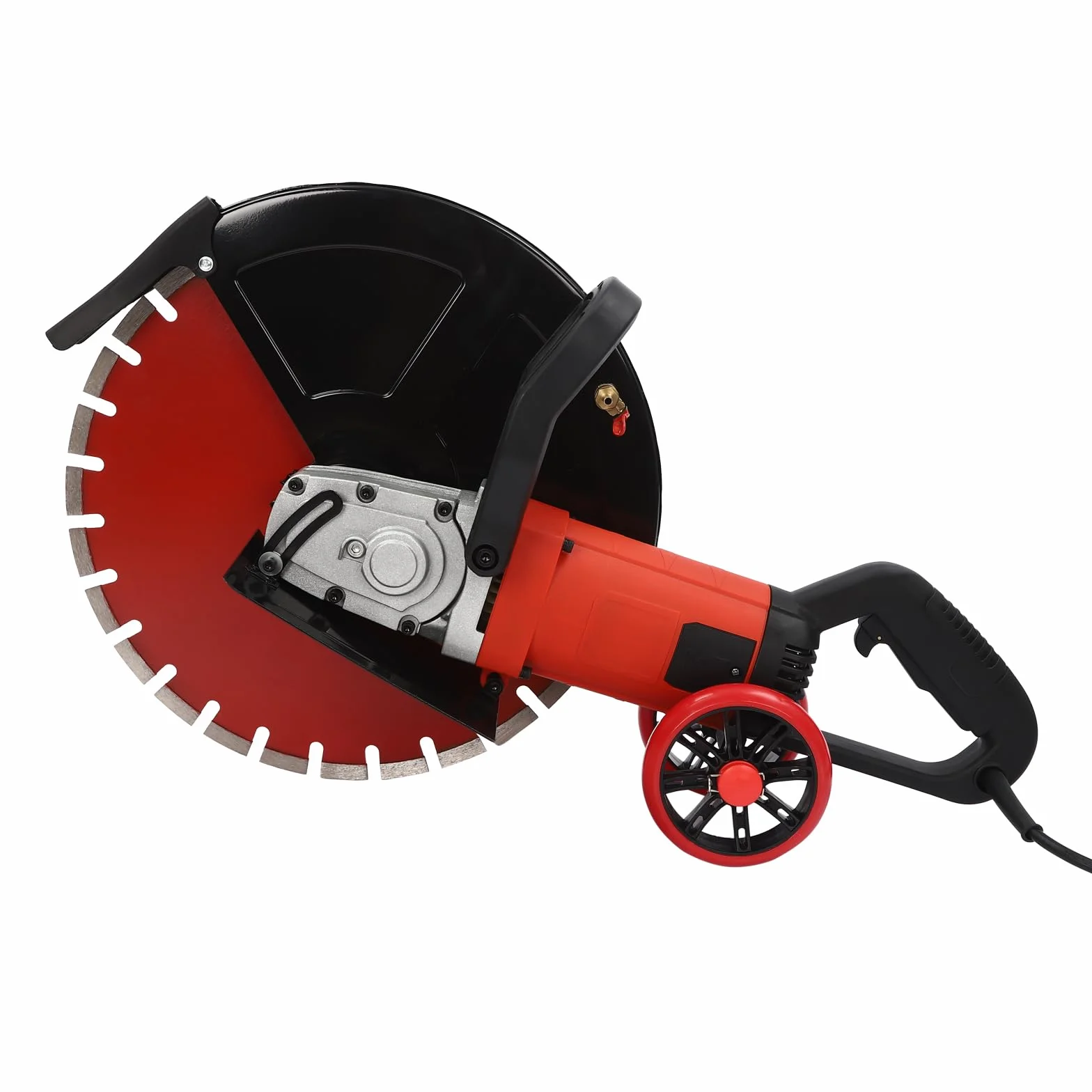 Sierra de hormigón de 4000 W, cortador de pavimentos, sierra para hormigón húmedo y seco, con disco de corte de diamante de 410 mm, para corte de granito, mármol
