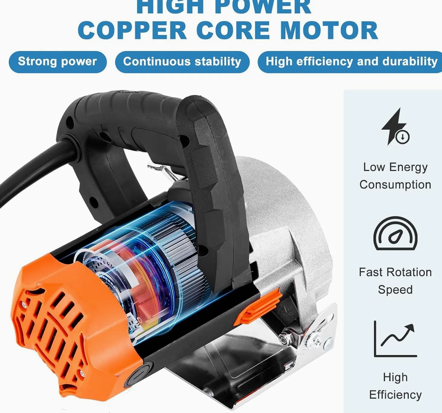 MXBAOHENG Cortadora de Azulejos Electrica con 2 hojas de sierra de 103 mm 1000 W Sierra Circular para Cortar Azulejos, Ajuste del ángulo de 0-45°, Ajuste de Profundidad 0-34 mm, con Depósito de Agua
