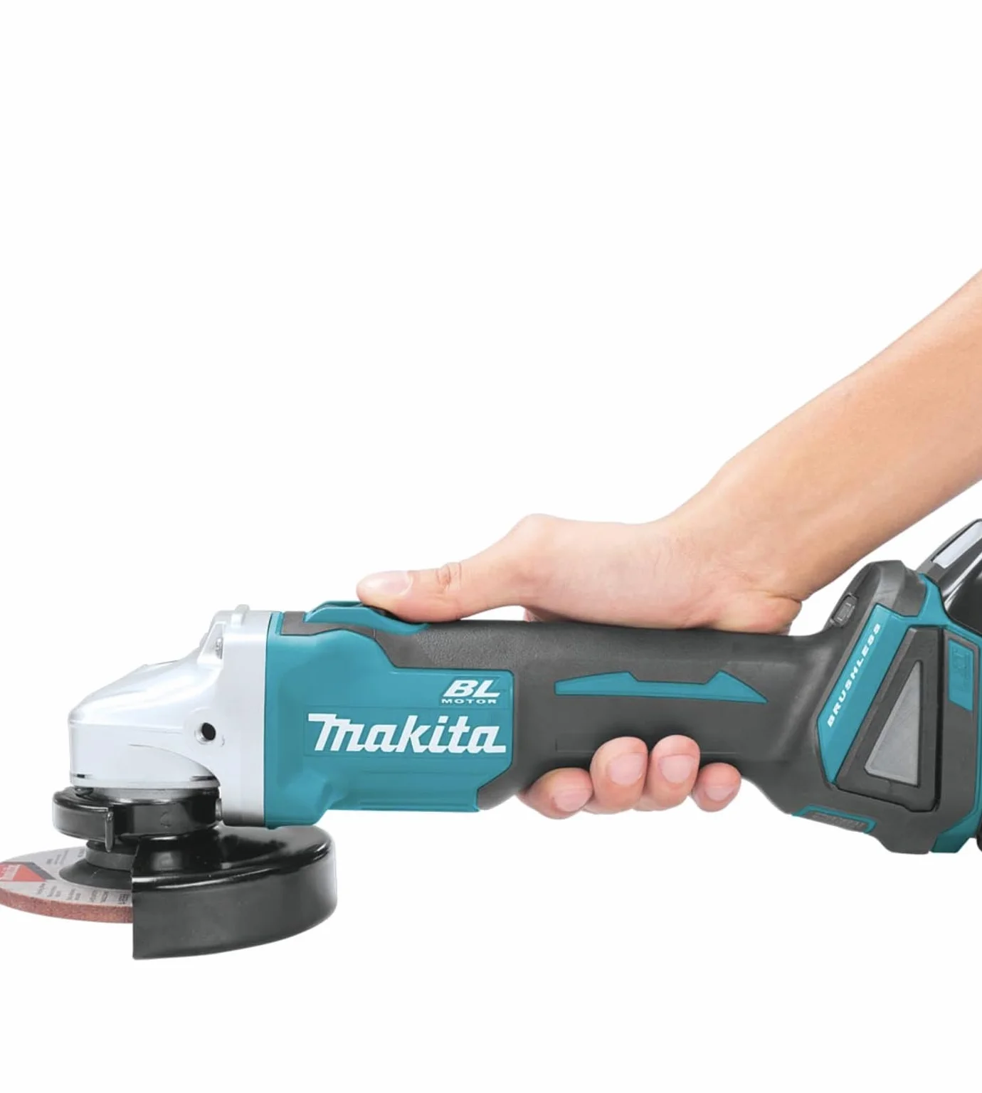 Makita DGA504Z - Miniamoladora 18V Litio 125mm BL, 18 V, Negro, One size