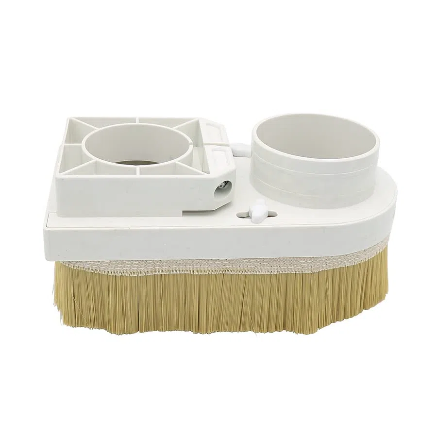 Herramienta de extracción de polvo para carpintería CNC, colector de polvo de 70/75/80/85/90/100 mm, cepillo extraíble a prueba de polvo (85 mm x 100 mm)