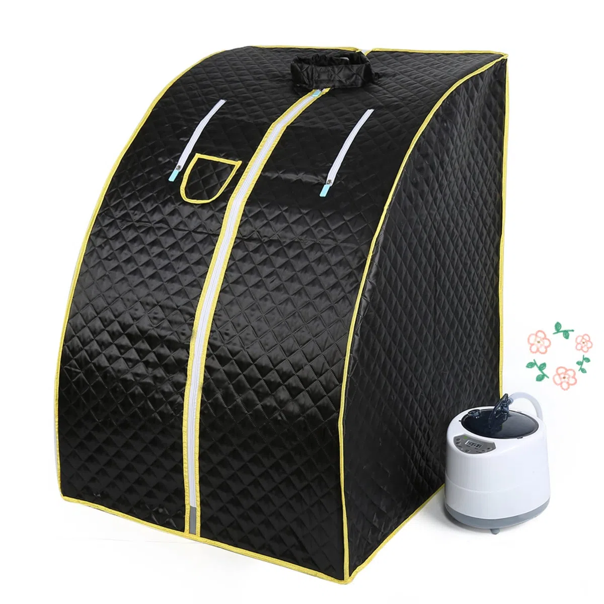 Sauna de Vapor Sauna Plegable Cabina Portátil Home Sauna Infrarrojo Spa Tienda Saunas con Controlador de Temperatura Remoto Sauna Cubierta Sauna,98x80x70cm
