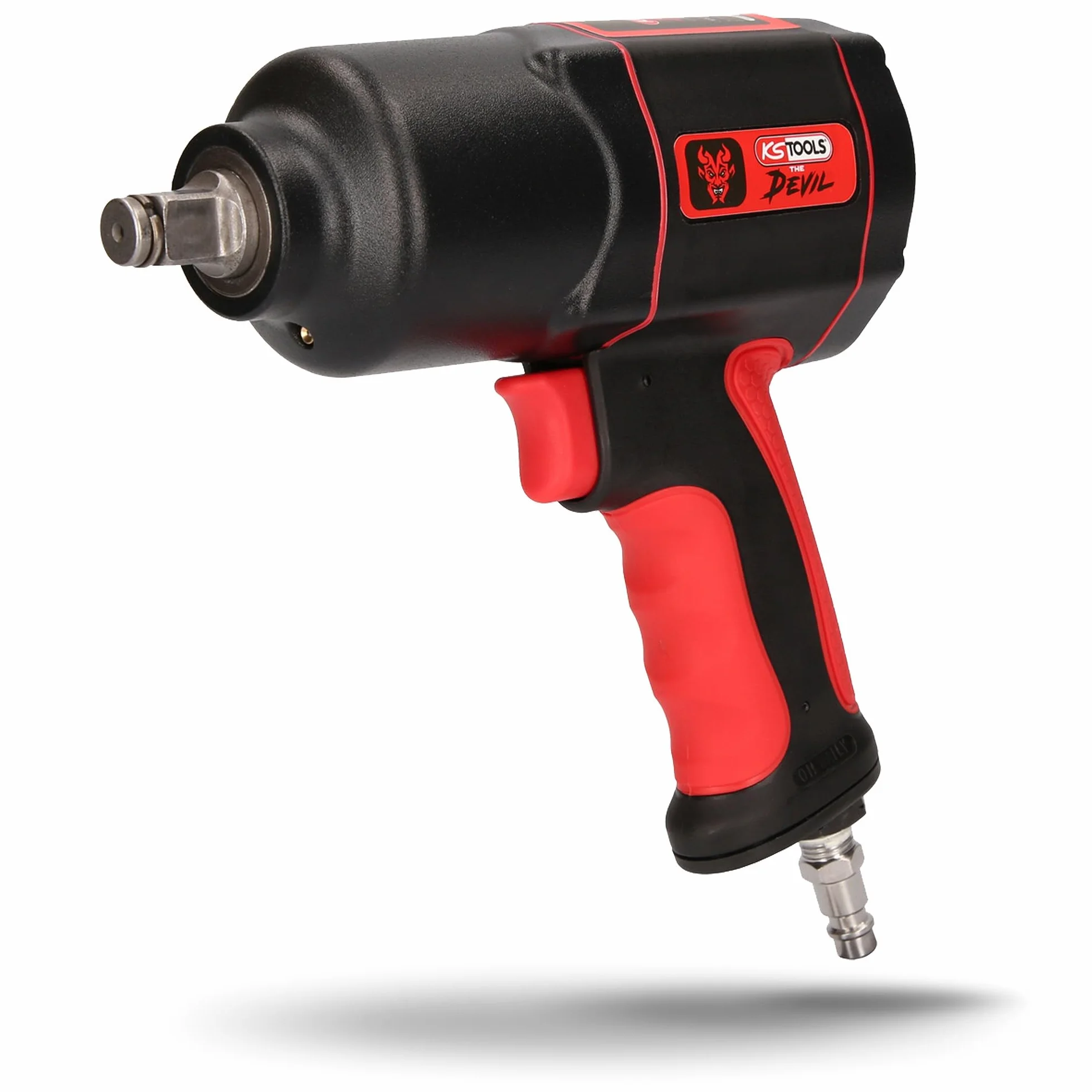 KS Tools 515.1200 Atornillador de impacto neumático de alta potencia de 1/2" THE DEVIL, 1600 Nm