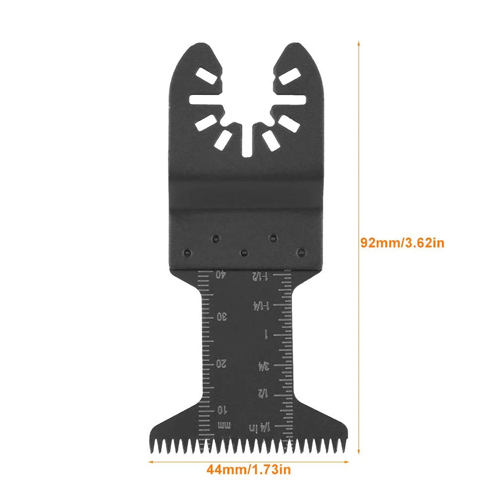 20 Hojas de Sierra Oscilante Multiherramienta, Hojas de Sierra de Dientes Largos para Corte de Madera y Metal 44mm
