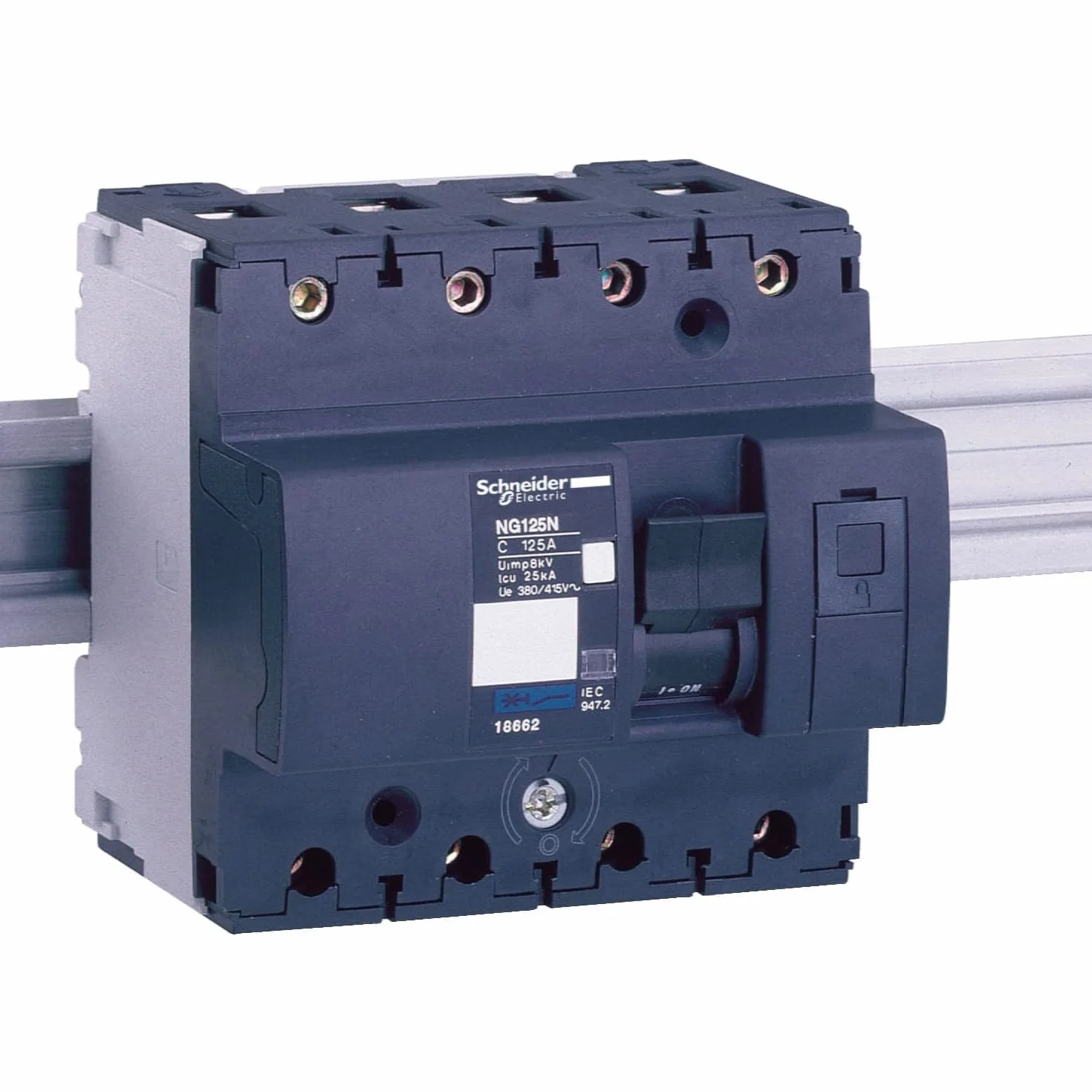 Schneider Electric 18656 NG125N C 4P, 63A
