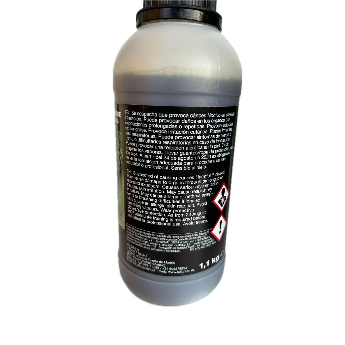 (11 kg en total) - Adhesivo Bicomponente de Poliuretano para Césped Artificial y suelos de Caucho, Ideal para uso interior y exterior, Color Verde
