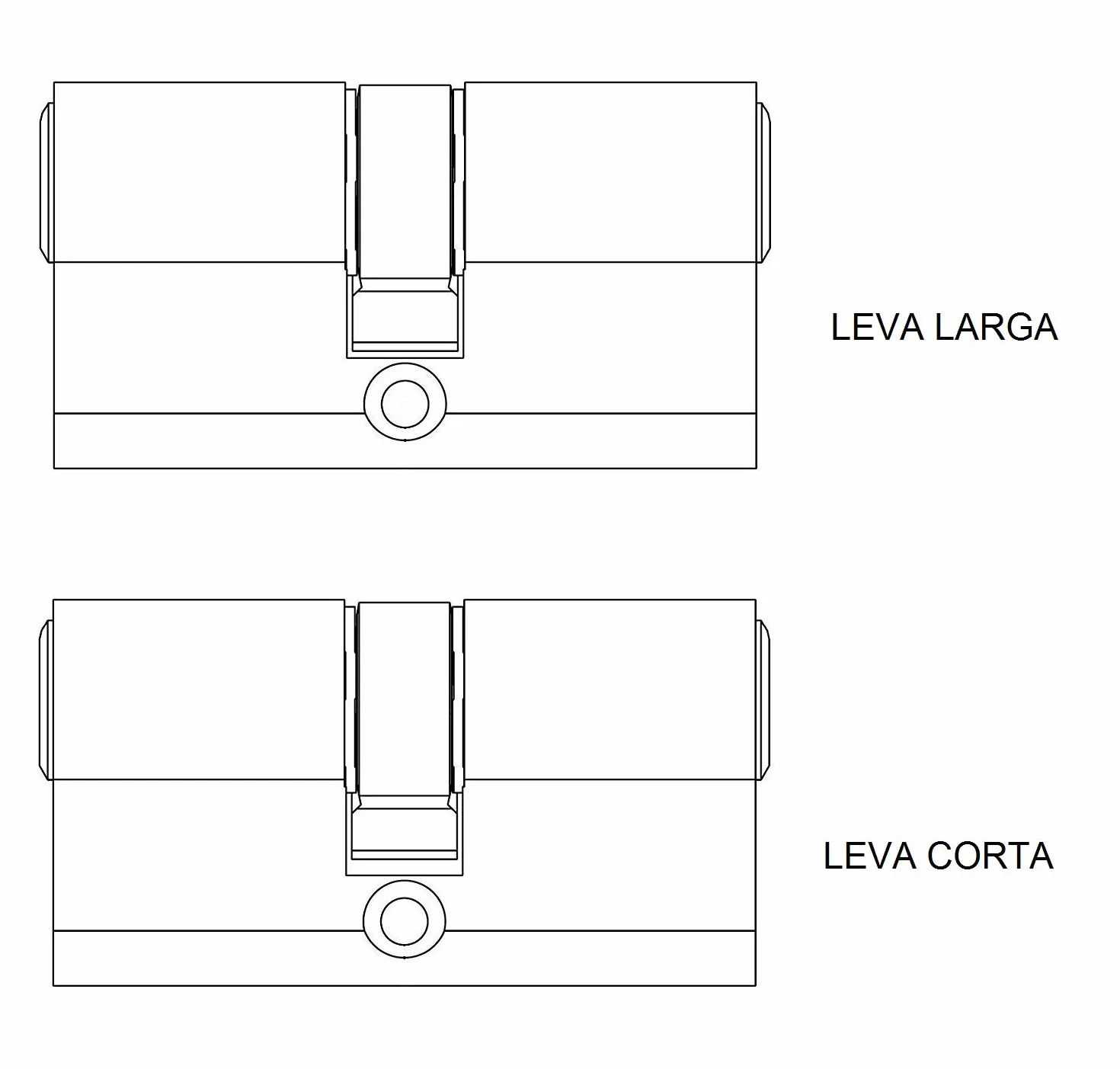 TESA - Bombillo Seguridad Laton T80 Tesa 30X40 Mm
