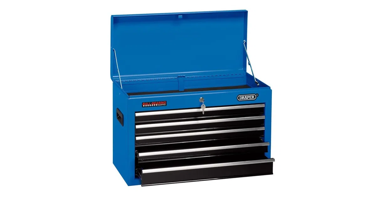 Draper 14604 Baúl de herramientas de 66 cm (5 cajones)
