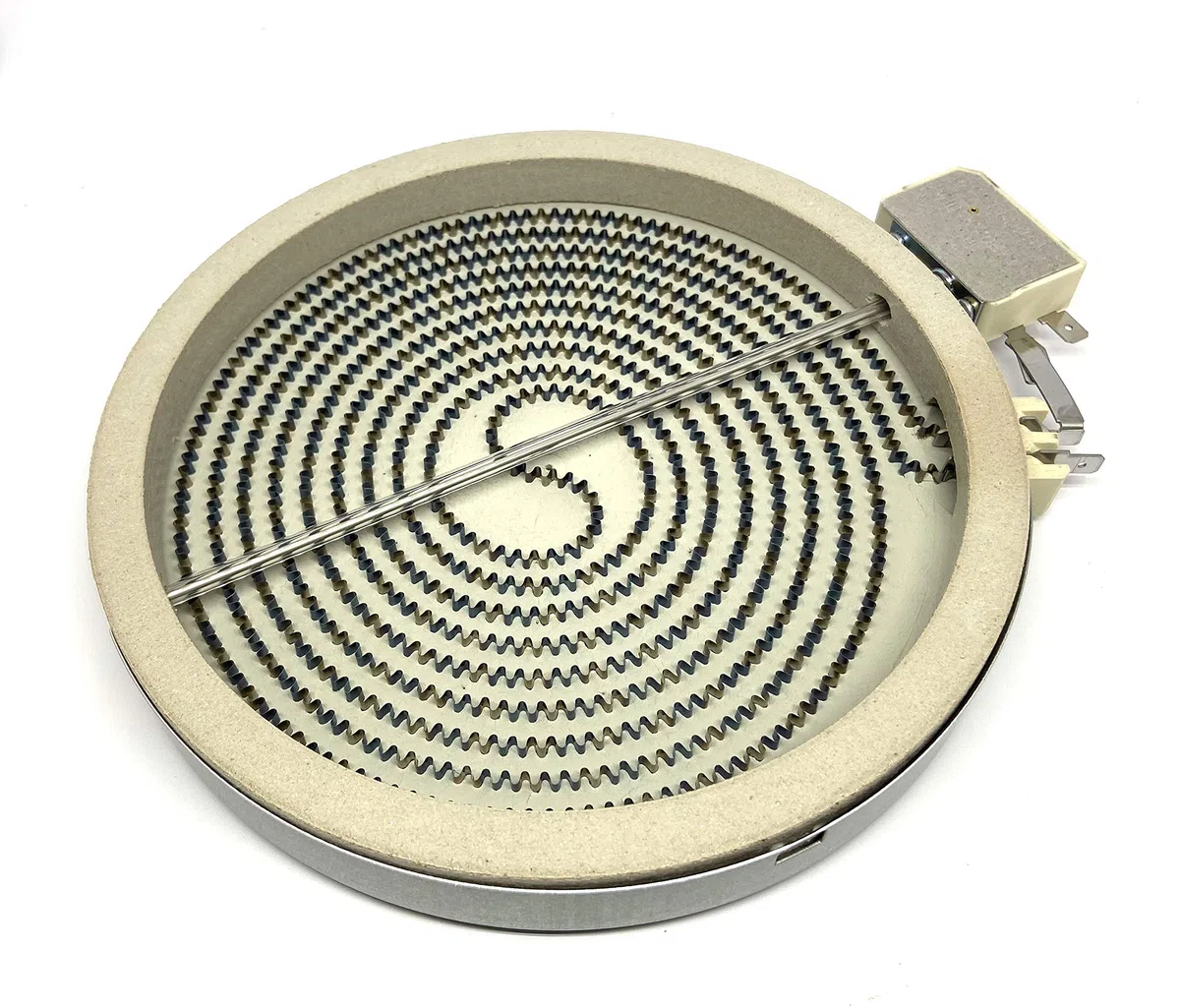 Eika | Resistencia vitrocerámica simple zona | 2002032812 | 1800 vatios. 230 voltios | Øext. 200mm y Øint. 175mm | Pieza original de fabricante para encimeras vitrocerámicas.