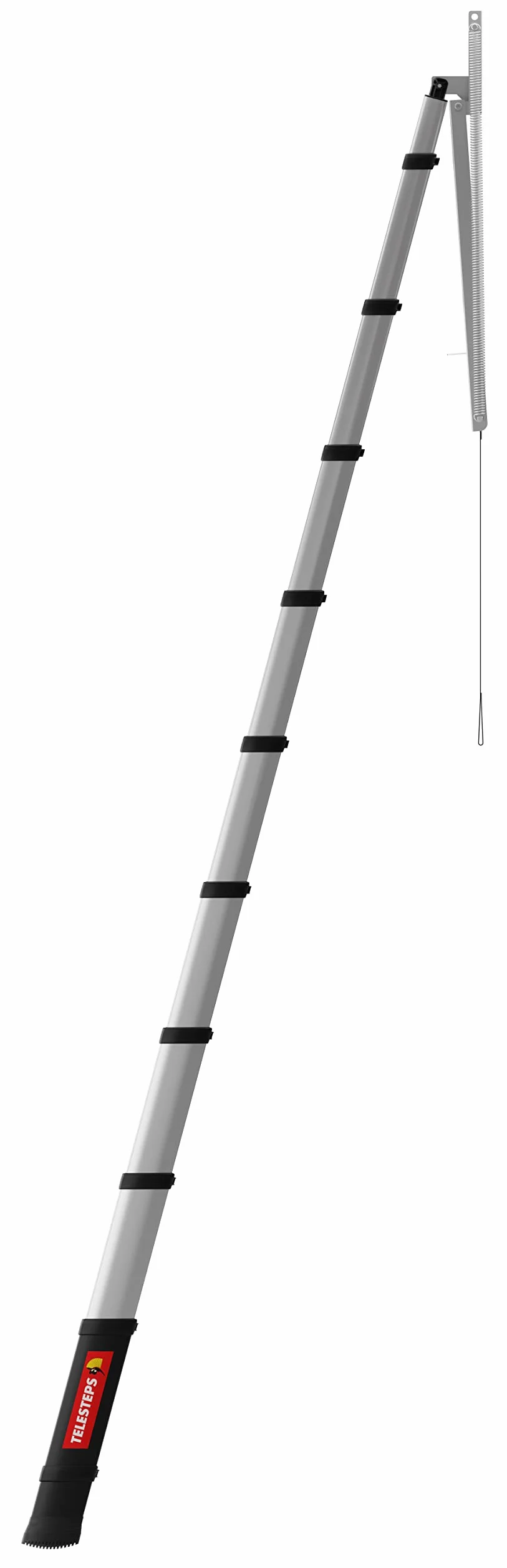 Escalera de ático 2,95 m de TELESTEPS I Made in Sweden I Loft Line I Escala de Calidad compacta con diseño Premium Patentado I Perfilado Antideslizante I en 14975 I 72527-541