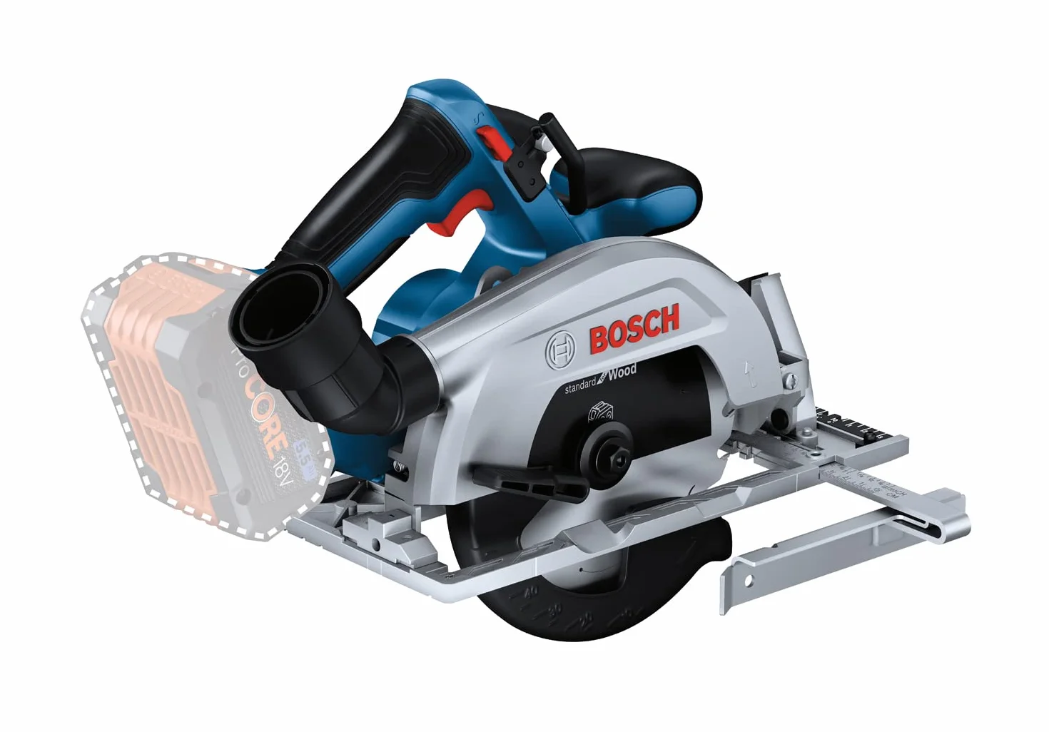 Bosch Professional 18V System sierra circular GKS 18V 57-2 (disco de sierra 165 mm, profundidad de corte 57 mm, incl. L-BOXX, sin batería/cargador)