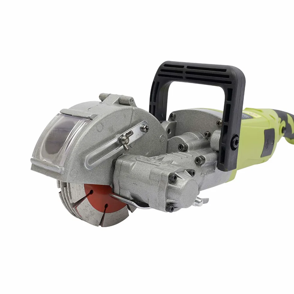 Fresadora ranurada de pared de 4000 W, hasta 38 mm, con 5 discos de corte de 121 mm de diámetro, para ladrillo, hormigón, mármol, etc