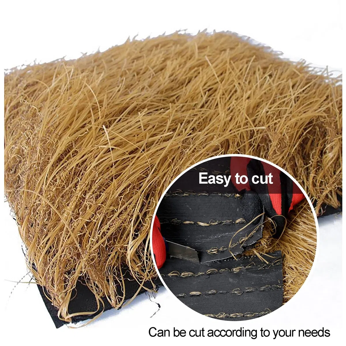 Techos De Paja Artificial De Estilo Mexicano - Rollo De Palmera, Paneles De Plástico PE, Cubierta Falsa Para Bar, Cottage, Campana De Patio, Cerca (Tamaño: 1x5m(3.28x)