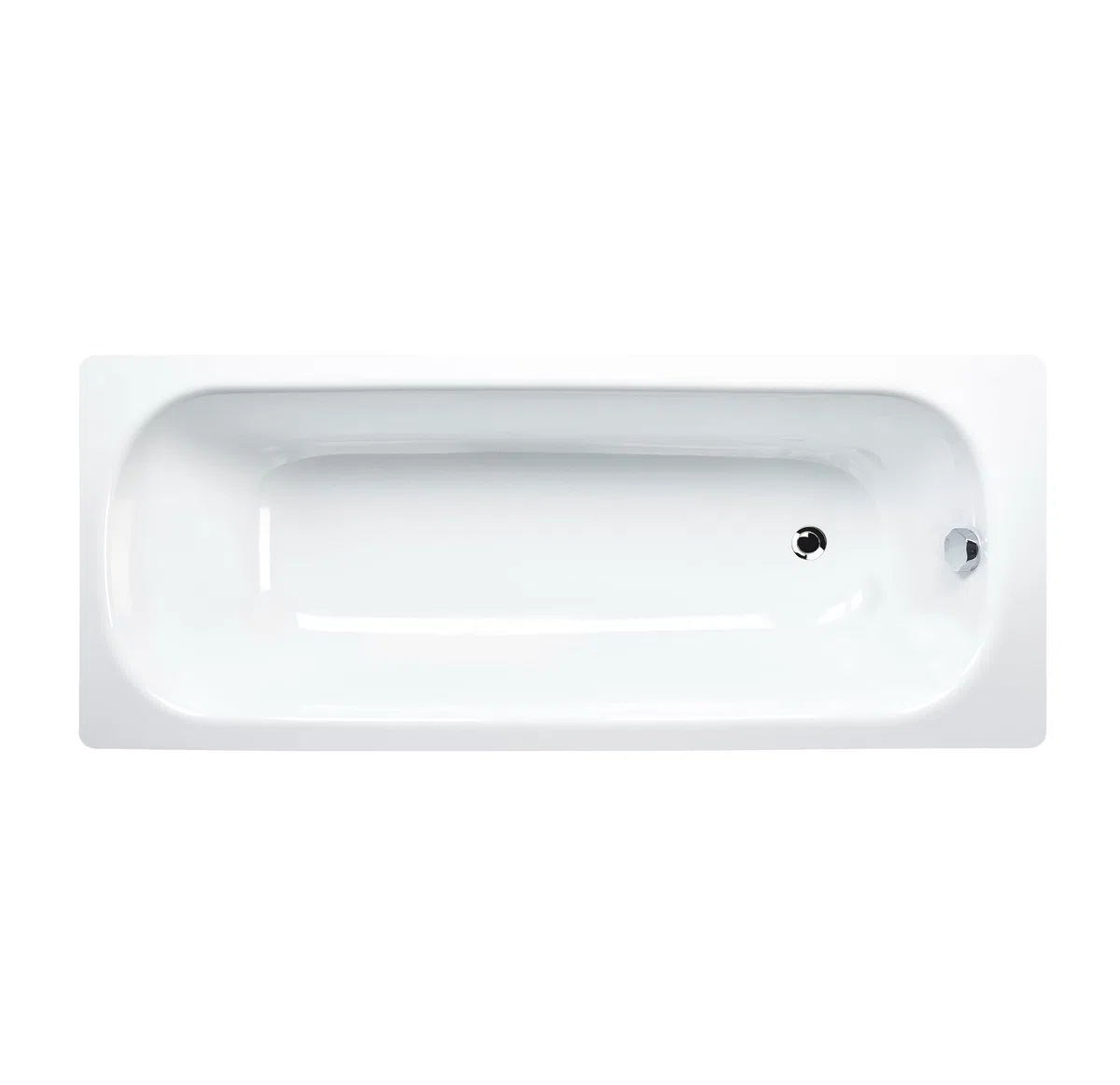 JACOB DELAFON Bañera de acero 140x70 cm rectangular PREVIRA Antideslizante Desagüe incluido Color Blanco Máxima higiene Fácil limpieza y mantenimiento E5P41G-00