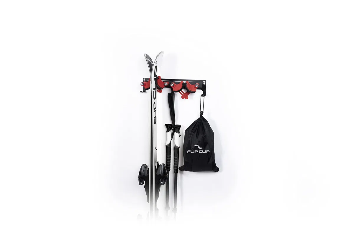 Duo | Soporte universal | Soporte para esquís | Snowboard | Soporte de pared | Soporte para dispositivos | Soporte para herramientas | De acero, aluminio y plástico reforzado con fibra de