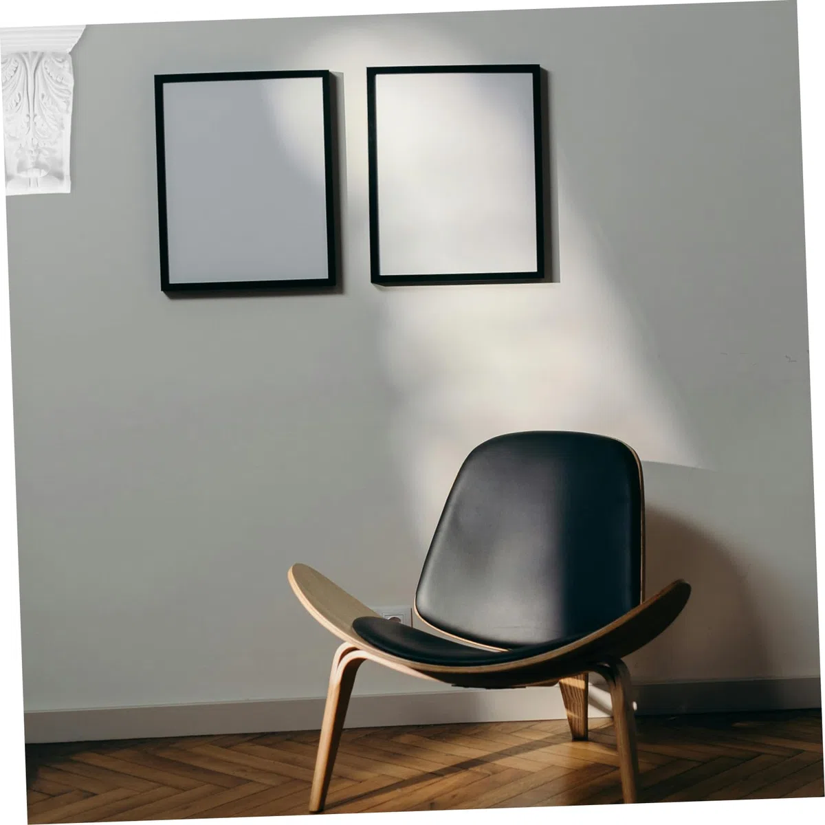 Ménsula Decorativa Europea Tallada Estilo Clásico 8.07x5.31x3.14in para Molduras de Pared