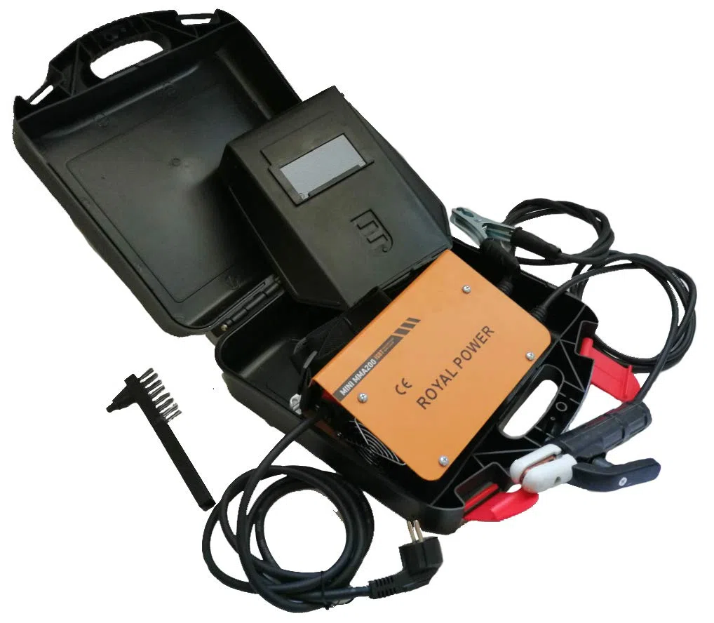 Máquina de Soldar Soldador de Arco Portátil Inversor IGBT Soldadora Inverter MINI MMA-200