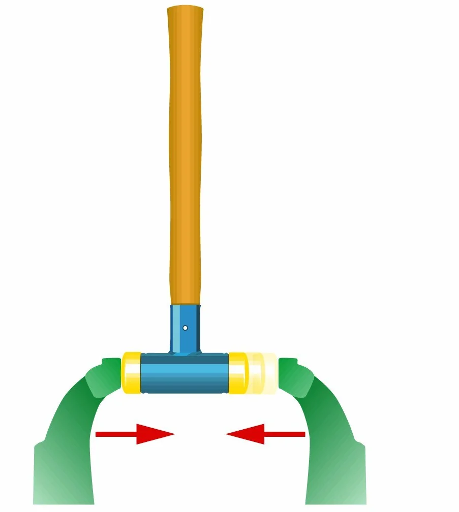 Martillo de cara blanda sin contragolpe, semiduro 802 40 SCHONHAMMER 40