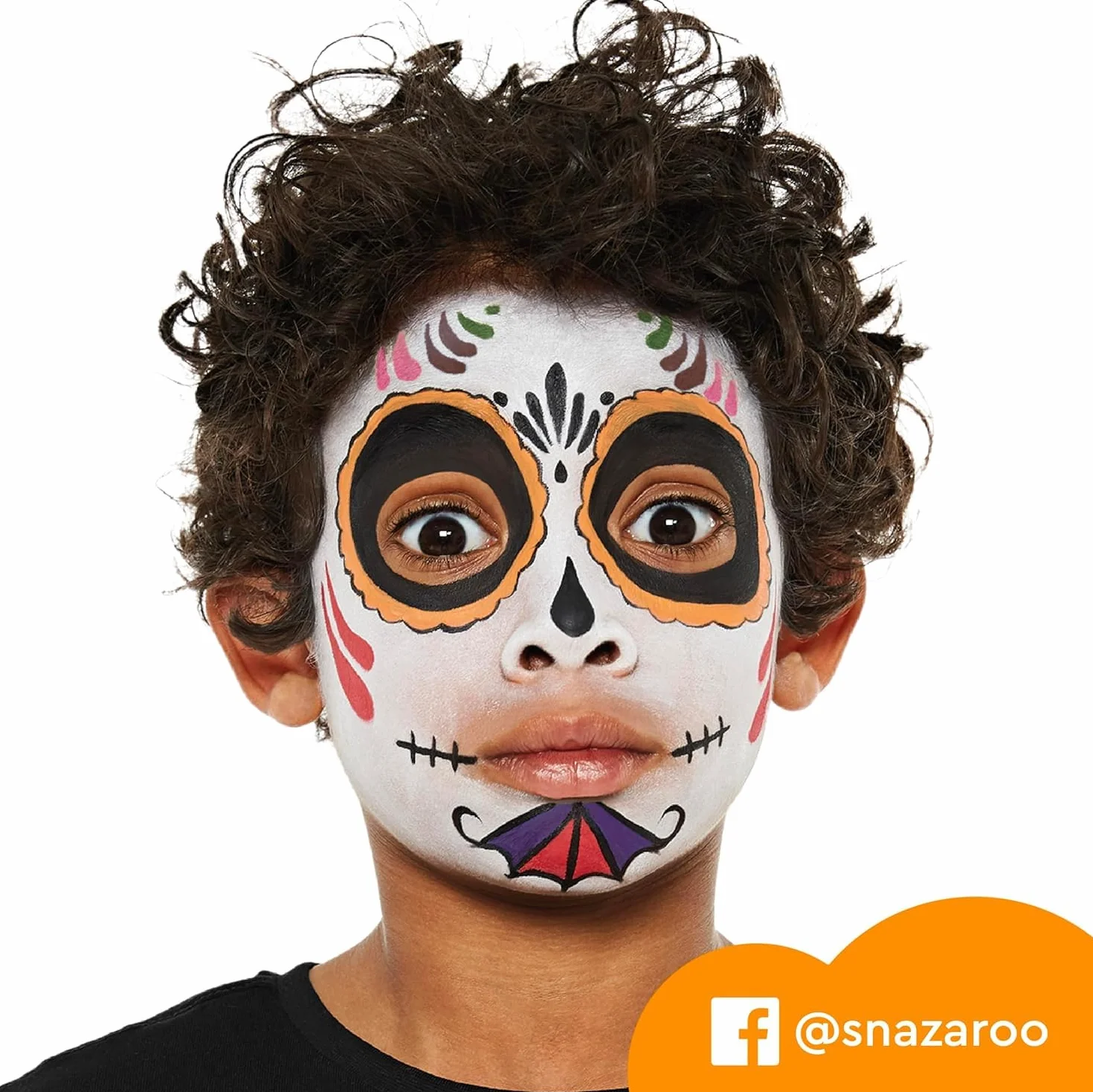 Snazaroo Maletín de Maquillaje Profesional - Pintura facial y corporal, Kit de 35 piezas